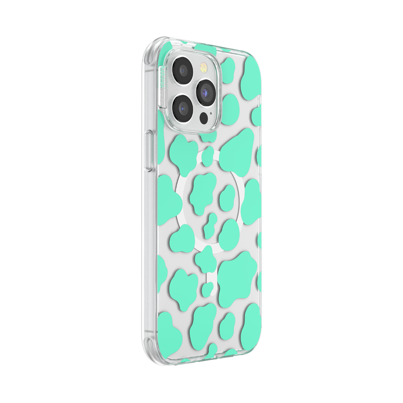Turquoise Cow Cow — iPhone 14 Pro Max MagSafe Case image number 1